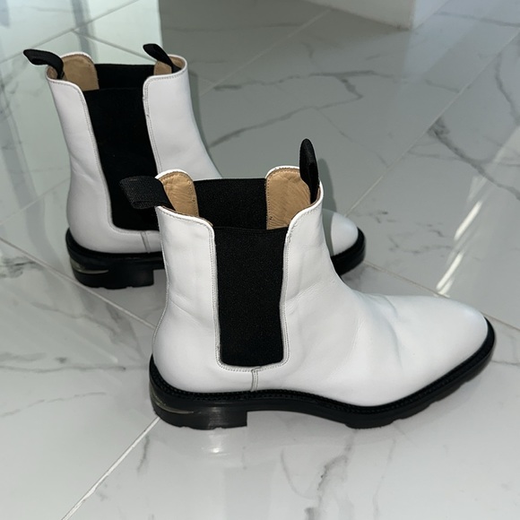 Alexander Wang Chelsea Boot Bootie White 10 Ankle - Picture 6 of 13